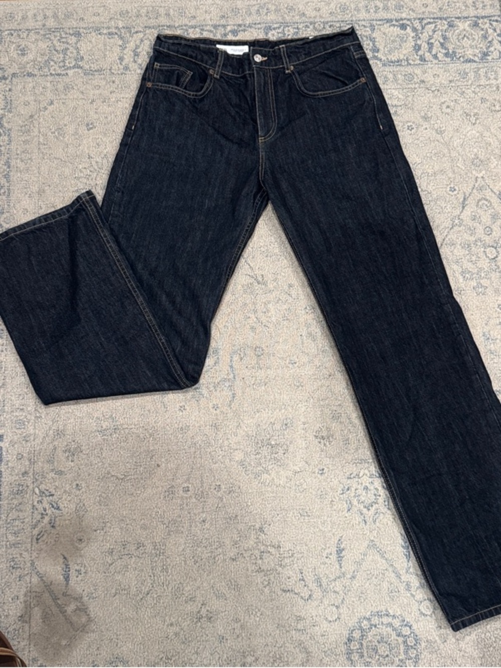 Zara Women’s Dark Indigo Straight Jeans